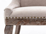 Furniture,Ultra Side Dining ChairThickened fabric chairs with neutrally toned solid wood legs 17095092