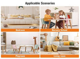 Rotating Bookshelf 4 Tier Small Corner Bookshelf for Small Spinning Bookcase with DIY PegBoard 41590521