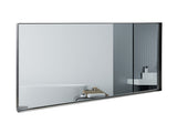 40x30inch Glossy Black Bathrooms For Wall Rectangle Vanity Corner Hangs Farmhouse W2091125788