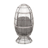 RESEDA SWIVEL PATIO EGG CHAIR 67931.00TPDGRY