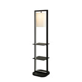 16.5x17x74" Two Tiered Vertical Shelving Stand with Light W2078P340346