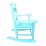 ZNTS Children's rocking light Light Blue chair- Indoor or Outdoor -Suitable for kids-Durable 91426325