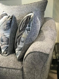 Camero Platinum Fabric Pillowback Sofa T2574P195797
