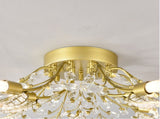 15-Light Chandelier Crystal Ceiling Lamp, 15-Lights Modern Farmhouse Ceiling Ceiling Hanging Light W5008P466522