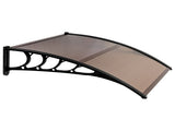 100 x 96cm Household Application Door & Window Rain Cover Eaves Brown Board & 80876101