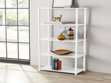 No Tools 5-Shelf Bookcase, White 90732121