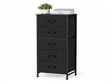 Tall Dresser for Bedroom with 5 Drawers, Vertical End Table and 61440372
