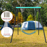 ZNTS Porch Swing Frame, Heavy Duty A-Frame Swing Set, Swing Stand Frame for Yoga Hammock Saucer Baby 37138017