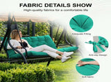 Outdoor Swing Cushions 70 Inch, Waterproof 4" Thick Porch Swing Cushion Replacement with Backrest 13247328