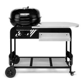 ZNTS Portable Charcoal Grill with Cart, BBQ Charcoal Grill with Porcelain-Enameled Lid & Slide Out Ash 02203572