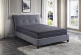 11-inch Eastern King Bed Mattress Gel-Infused Memory Foam Hybrid Mattress, Dark Gray, Mattress in a B011P212567