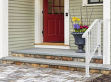 Handrails for Outdoor Steps, Iron Fits 2 Step, Transitional 10964256
