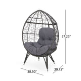 GIANNI TEARDROP CHAIR 65645.00GDGRY