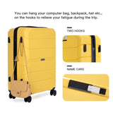 Hardshell Suitcase Spinner Wheels PP Luggages Lightweight Durable Suitcase with TSA Lock,3-Piece 30904591