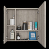 Kenya Medicine Cabinet, Mirror, Double Door, Four Interior Shelves B128P148727