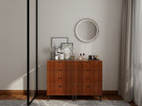 Wooden Chest of Drawers - Spacious Storage Organizer for Bedroom or Living Room, Modern Design with W2139P306380