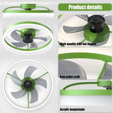 Ceiling Fans with Lights Dimmable LED Embedded installation of thin modern ceiling fans W1340120480