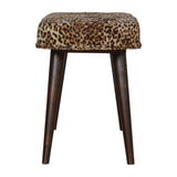 Leopard Print Deep Button Bench B182P166529