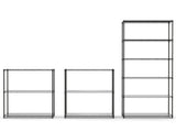 2 Pack 3 Tier Shelf Wire Shelving Unit, 2P-3TWL1848-B-LKJ W1550127378