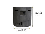 32000 BTU, CSA Certification Diameter 20 Inch Round Outdoor Gas Fire Pit,Contain 2.5kg Lava Stone W2734P194101