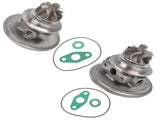 2Pcs Turbocharger Cartridge CHRA Forward & Reverse Fit for Infiniti Q50 Q60 2016- Nissan Skyline Z 20993211