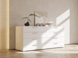 8 Drawer Double Dresser for Bedroom, Wide Storage Cabinet for Living Room Home Entryway, White 35563214