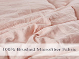 3 Piece Pre Washed Down Alternative Comforter Set with 2 Shams 75607408