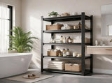 Heavy-Duty Metal Garage Storage Rack with Adjustable Shelves, Industrial Warehouse Shelving Unit, 19296442