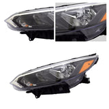 Front Headlight Head Light Lamp Assembly Fit For Nissan Sentra S/SV 2024 2025 Only Halogen 4 Pins 75054172