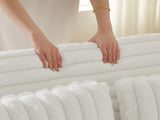 NEW White Loveseat Sleeper Sofa with Storage Armrest ,USB Port W588P445223