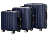 3-in-1 Multifunctional Large Capacity Traveling Storage Suitcase Luggage Set Navy Blue 20244081