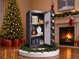 Steel Safe Security Cabinet, Fingerprint & Digital Password Unlock, with Alarm & Silent Mode, for 69207234
