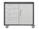 Sturdy Metal Tool Storage Cabinet with Wheels - Tool Storage Cabinet for Garage, Office, and Home T2398P222836