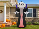 12FT Giant Halloween Inflatable Blow Up Decorations, Grim Reaper with Jack-o'-Lantern Pumpkin Head 19899625