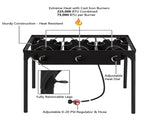 Outdoor Camp Stove High Pressure Propane Gas Cooker Portable Cast Iron Patio 51072659