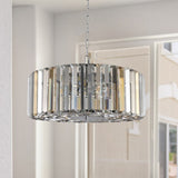 Modern Crystal Chandelier for Living-Room Round Cristal Lamp Luxury Home Decor Light Fixture W1340P189405