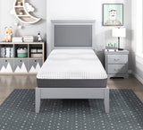 12" Twin Green Tea Gel-Infused Memory Foam Hybrid, Plush Foam Pocket Coils, B011P218280