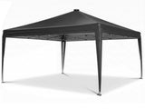 10x10FT Dark Grey Folding Canopy Tent with 4 Sidewalls , 4 Solar RGB Light 45516329