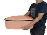 Portable Toilet with Non-slip Mat Brown 79167273