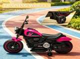 Pink 6V Kids Electric Motorcycle with Safety Training Wheels, Single-Button Start for Young Riders 83008950