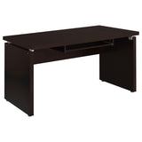 Cappuccino Floating Top Computer Desk B062P153858