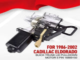 Trunk Lid Pulldown Motor Fit For 1986-2002 Cadillac Eldorado Buick 5 Pin 16889150 90442624