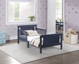 Connelly Reversible Panel Toddler Bed Midnight Blue/Vintage Walnut B02257227