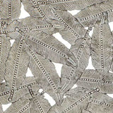 Textured Feather 3-piece Metal Disc Wall Decor Set B03597680