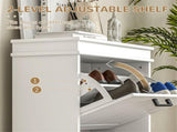 Shoe Storage Cabinet-White 83912031