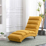 COOLMORE Linen Massage Chaise Lounge Indoor with Remote Control,Ergonomic Electric Massage Long W39539621