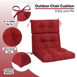 2 Pcs Set High Back Patio Chair Cushions, Tufted Rocking Chair Cushions, Adirondack Cushions for W419P287335