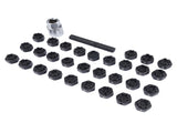 32Pcs Wheel Lock Lug Nut Master Key Set Removal Socket Tool Kit Fit for Mercedes-Benz 24012430