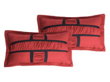 7 Piece Comforter Set Microfiber Ruffle and Patchwork Bedding set 25335050