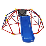 XCF007 6ft Dome climber with 1.2m slide for age 3 climber with Climbing Stones W1711P208408